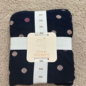 Soma Navy Pajama Set XXL